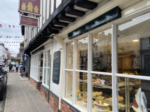 Frontage of Birds - Used to be the Ashbourne Gingerbread Shop